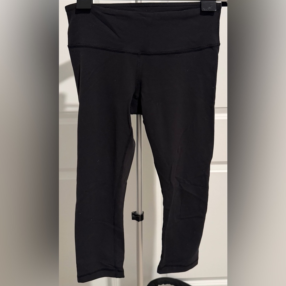 Lululemon Black Cropped Leggings Size S
